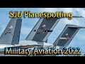 Military Aviation Landing & Takeoff in San Juan Airport P.R. KC-135 & C-17 #planespotter2022