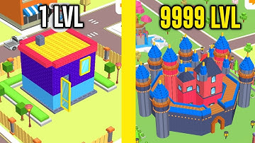 Idle Construction 3D! MAX LEVEL BUILDING EVOLUTION! Gameplay Android