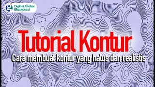 Cara Membuat Kontur yang halus di peta topografi perairan | Jasa Pemetaan  dan Konsultan pemetaan.