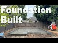 New foundation for the pottery studio