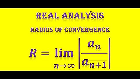 PG TRB radius of convergence Real analysis