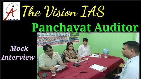 |BPSC| Panchayat auditor| Mock Interview| The Vision IAS |Ajay Kumar and Team|