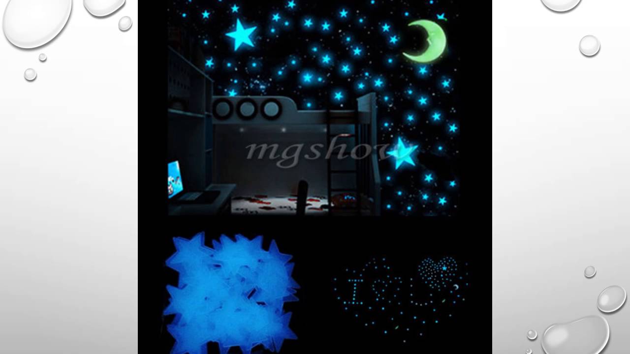 100x Glow In The Dark Stars Wall Sticker Kids Bedroom Nursery Room 100x Glow In The Dark Stars Wall Sticker Kids Bedroom Nursery Room Ceiling Decor