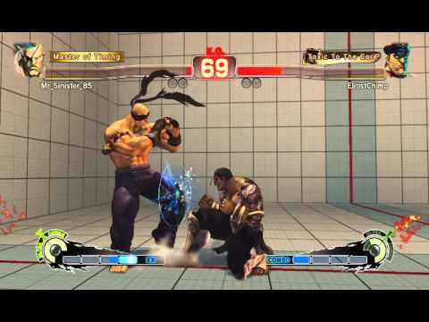 Ultra Street Fighter IV battle: Sagat vs M. Bison