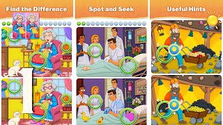 Differences - Find & Spot It Gameplay Walkthrough Part 1 - Level 1 ~ 16 (Android, IOS) screenshot 5