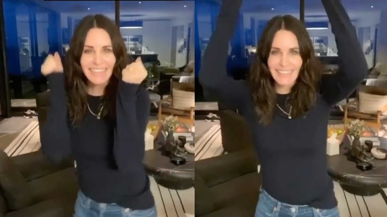 Courteney Cox DANCES on TikTok and Matthew Perry Is Confused