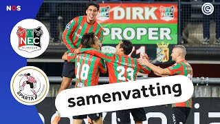 Nec Naar Gedeelde Derde Plaats Samenvatting Nec - Sparta Rotterdam