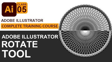 Adobe Illustrator Training Course - CLASS 5 - Rotate Tool in Illustrator in CC 2021 (Hindi)