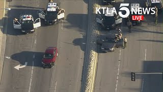 Pursuit ends in standoff in Diamond Bar