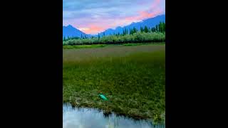 Sunset at Katpana Lake Skardu | #dessert #katpanadesert #skardu_valley