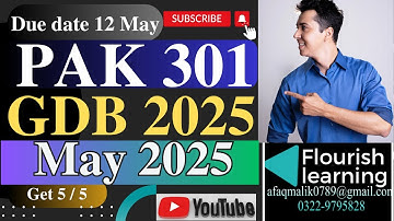 PAK301 GDB Solution 2025/ PAK301 GDB 2025 /PAK301 GDB Solution Spring 2025/ PAK301 GDB 2025 Solution