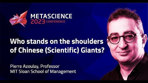 Who stands on the shoulders of Chinese (Scientific) Giants?