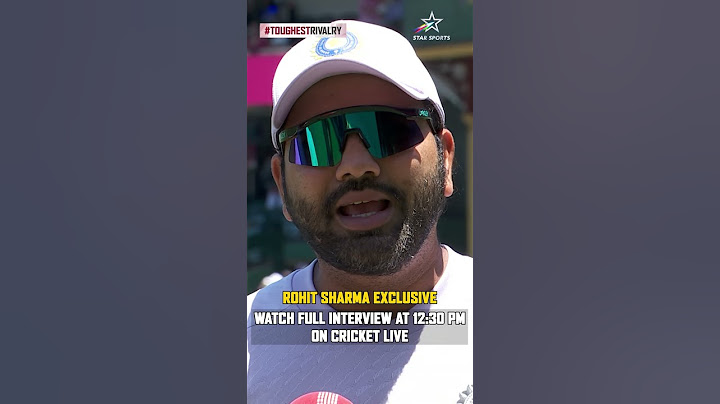 My Actions, My Story: Rohit Sharma Speaks Out 🗣️🏏| #AUSvINDonStar