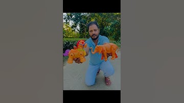 Remote control 1ta Big Cow 🐄 & 1ta Rc Elephant🐘 Unboxing |testing. #remotecontrol #shorts #animal