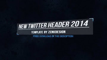 Template twitter header 2014 - by ZenkDesign