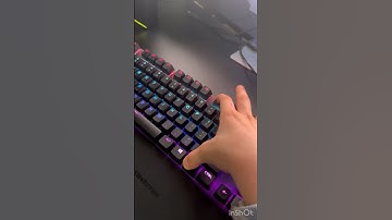 How to change the color of your SteelSeries keyboard Apex Pro! #gaming #steelseriesapex#colors#gamer