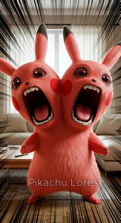 RED PIKACHU grew TWO HEADS… until JIGGLYPUFF saved him 💥