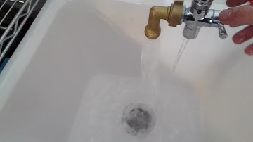 Garage utility sink.