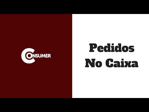 Pedidos no Caixa