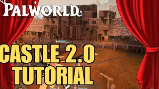 PALWORLD ULTIMATE CASTLE  TUTORIAL 2.0 base build complete GUIDE step-by-step