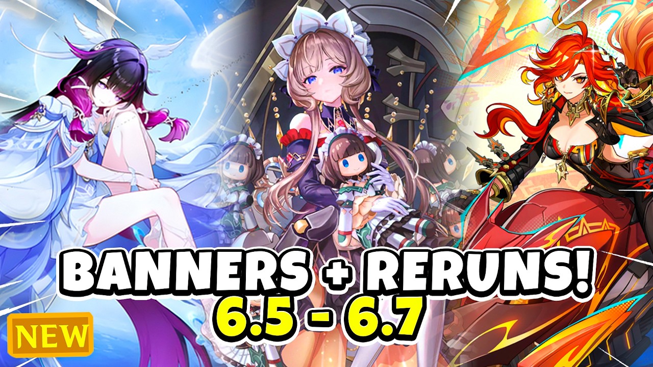 JUST IN! ALL NEW 6.5 - 6.7 BANNERS & RERUNS! - Genshin Impact