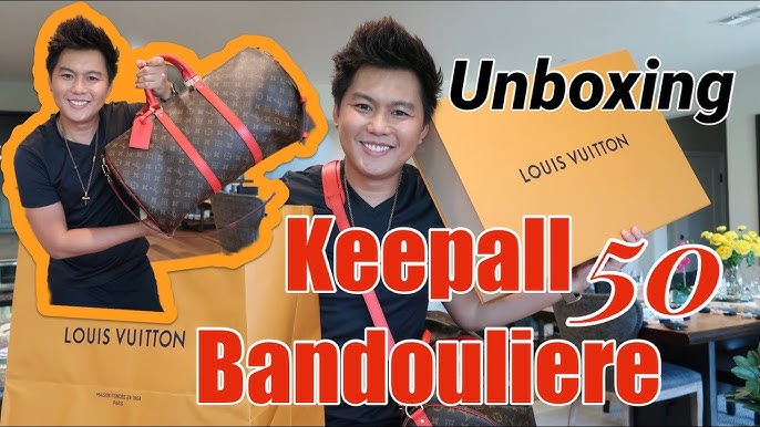 Keepall Bandoulière 25 (monogram eclipse reverse) Unboxing : r