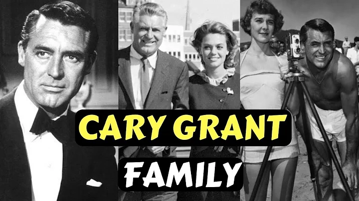 Actor Cary Grant Family Photos with Wife Barbara H...