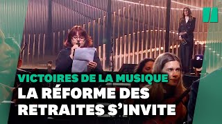 La réforme des retraites s’est aussi invitée aux Victoires de la musique