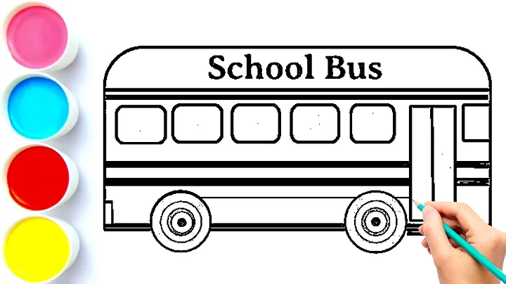 How to Draw a School Bus | School Bus Drawing | Draw Smart