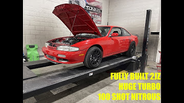 1100HP TURBO & NITROUS 2JZ 240sx SCREAMS on the DYNO!!!