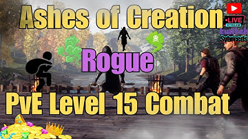 Ashes of Creation Rogue PvE Level 15 Combat Vyra Realm