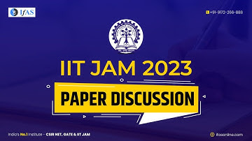 IIT JAM 2023 Paper Discussion | IFAS