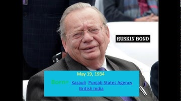 About MULK-RAJ-ANAND And RUSKIN BOND In Short!!!!!