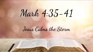 Mark 4:35-41 - Miracles of Jesus, Jesus Calms the Storm - NLT Audiovisual