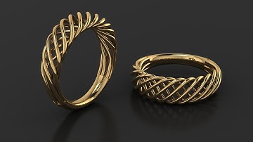 ||Making of Jali Ring in Matrix 9 ||Cad Design ||Matrix ||Cad ||Twist ||Jali Work in Ring ||3D