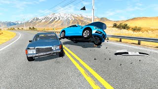 محاكي الحوادث لقطات منوعة BeamNG drive Crashes #72