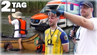 Thumbnail for 🤯😱 RETTUNGSEINSATZ auf dem WASSER! Paul muss ins KRANKENHAUS! Das ENDE?? Kanu Tour Tag 2