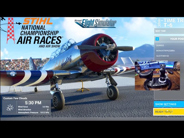 Air Racing Simulator Next Level Racing Flight Simulator
