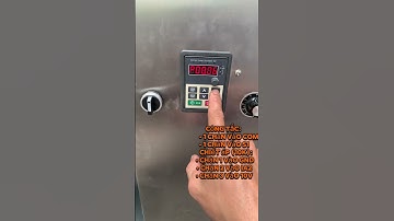 Lệnh dùng công tắc và chiết áp ngoài trên biến tần INVT GD20