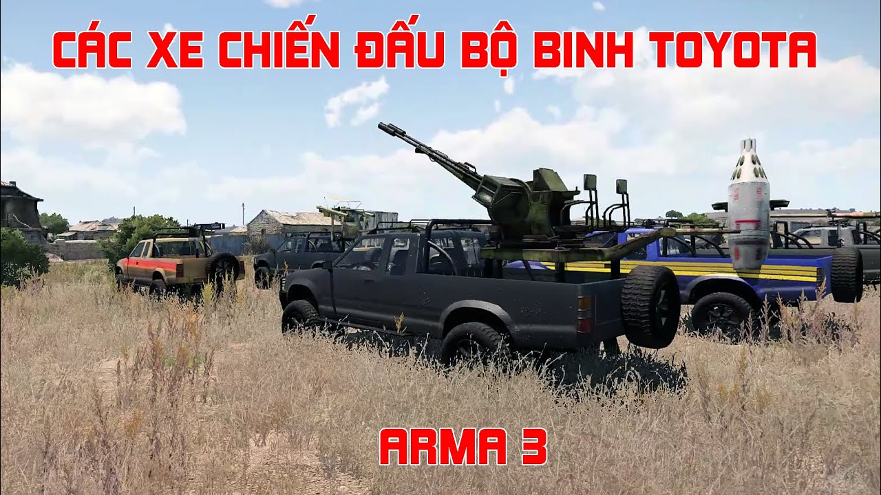 arma 3 mod ไทย  New 2022  [ARMA3] Các phiên bản chiến đấu của xe Toyota thần thánh.