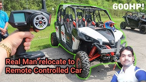 Real Man relocate to Remote Controlled Car🚧🚕👮 🚨#builderc