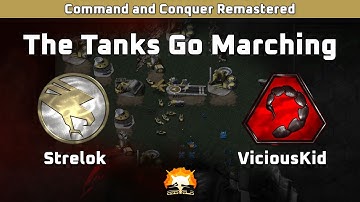 CNC Remaster: Strelok (GDI) vs ViciousKid (Nod) - The Tanks go Marching