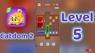 Catdom 2 Level 5 walkthrough 🐱 | SolutionGuruji