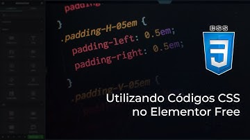 Como usar códigos CSS no Elementor Free sem plugins #css #elementor #elementorpro