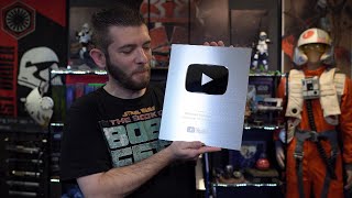 YouTube Creator Award Silver Play Button Unboxing