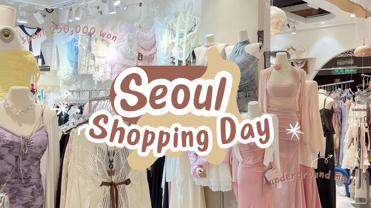 🇰🇷Seoul Shopping Day + Haul | MLB Shoes, Fashion Finds & More