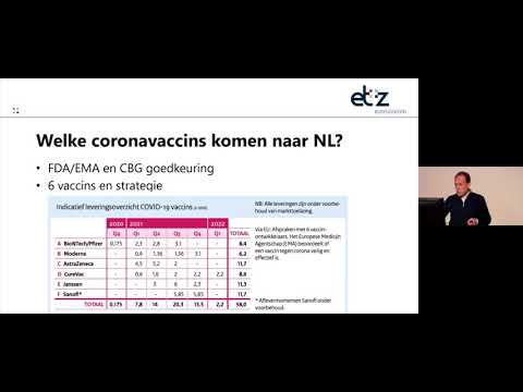 Webinar Coronavaccin woensdag 6 januari 2021