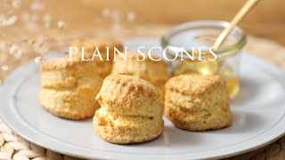 ザックリ腹割れ☆プレーンスコーンの作り方ｰPlain scones--