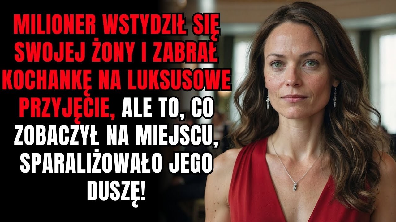 MILIONER WSTYDZIŁ SIĘ SWOJEJ ŻONY I ZABRAŁ KOCHANKĘ NA PRZYJĘCIE, ALE TO, CO TAM SIĘ WYDARZYŁO