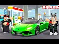 Yarış Arabalarına Benzin Koy ve Zengin Ol! - Panda ile Roblox Gas Station Tycoon